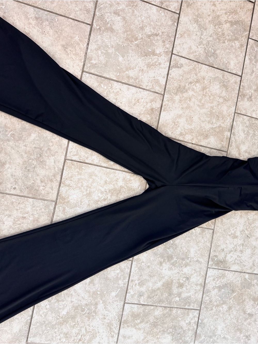 Women’s Black Stretch Flare Jumper